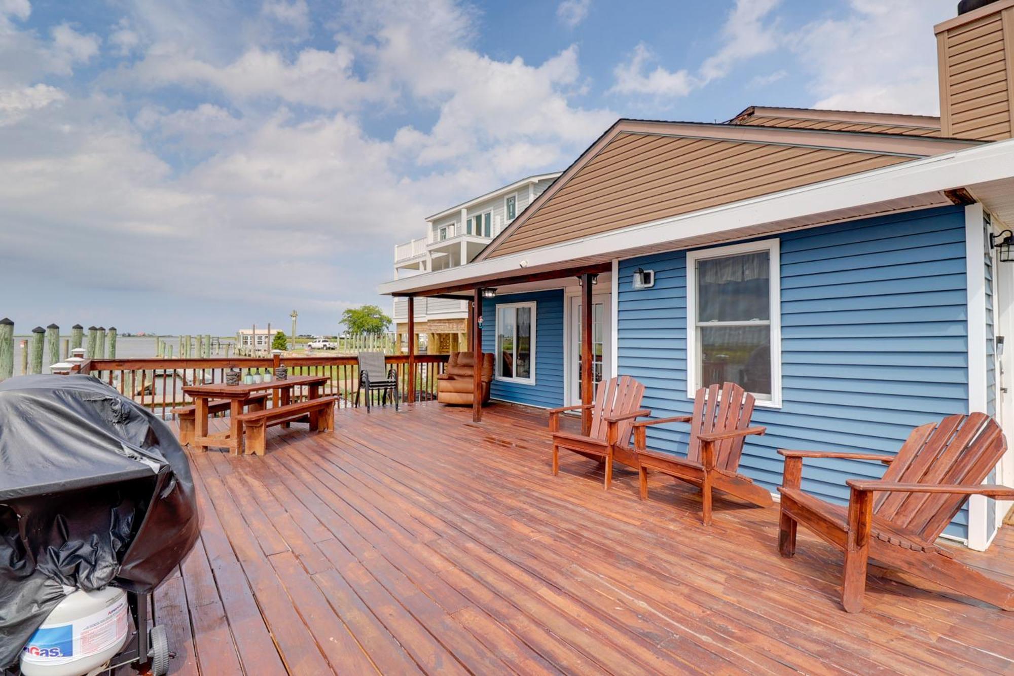 Oceanfront Milford Home With View And Boat Access Bagian luar foto
